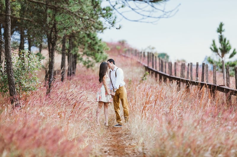 Couple kissing